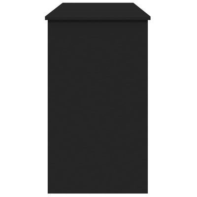 Peilipöytä musta 100x45x76 cm