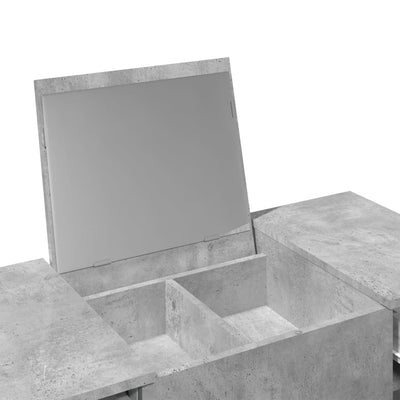 Peilipöytä betoninharmaa 100x45x76 cm