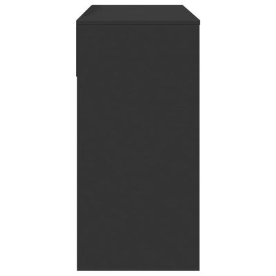Peilipöytä musta 80x39x80 cm