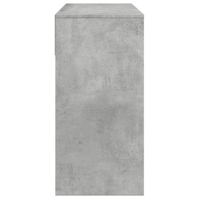 Peilipöytä betoninharmaa 80x39x80 cm