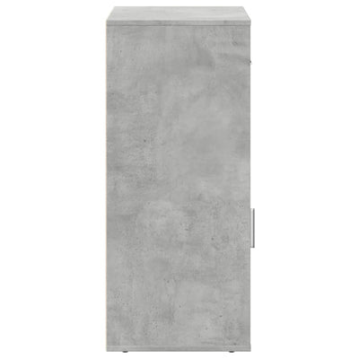 Säilytyskaappi betoninharmaa 56,5x39x90 cm lastulevy