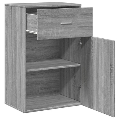 Säilytyslaatikko harmaa Sonoma 56,5x39x90 cm tekninen puu