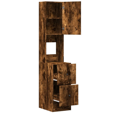 Savutammi keittiökaappi Magdalana 35x50x180cm (puinen)