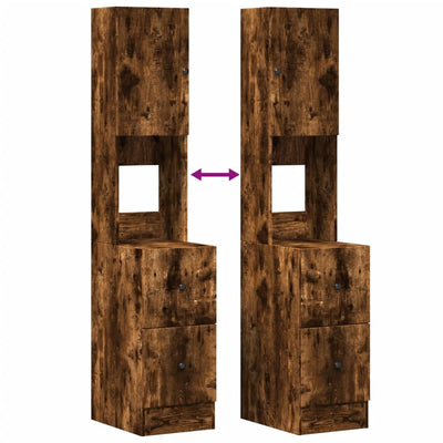 Savutammi keittiökaappi Magdalana 35x50x180cm (puinen)