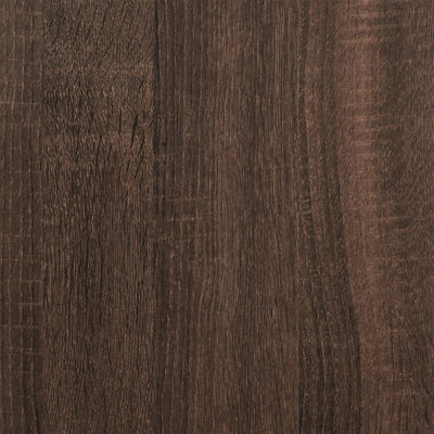 Arkistokaappi ruskea tammi 60x32x77,5 cm tekninen puu