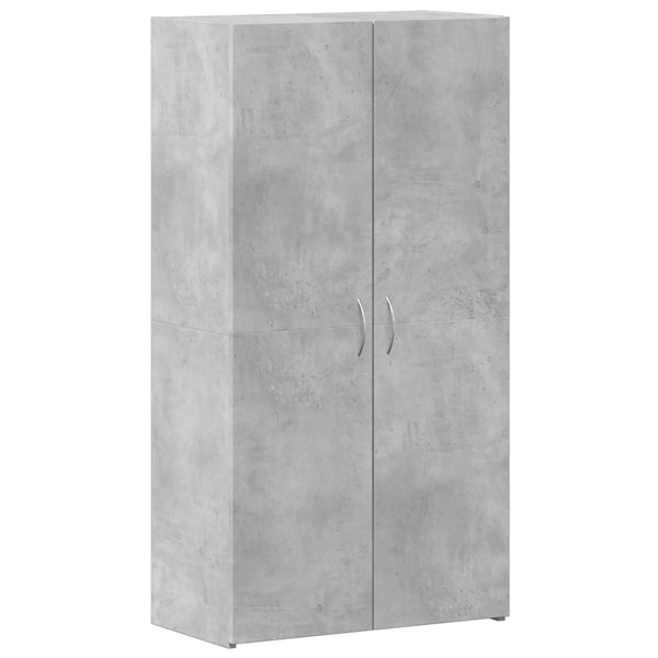 Arkistokaappi betoninharmaa 60x32x115 cm tekninen puu