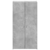 Arkistokaappi betoninharmaa 60x32x115 cm tekninen puu