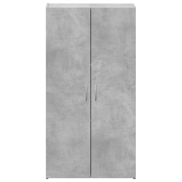 Arkistokaappi betoninharmaa 60x32x115 cm tekninen puu