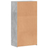 Arkistokaappi betoninharmaa 60x32x115 cm tekninen puu