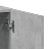 Arkistokaappi betoninharmaa 60x32x115 cm tekninen puu