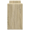 TV-tasot 2 kpl Sonoma-tammi 75x30x50 cm lastulevy