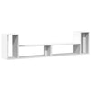 TV-tasot 2 kpl valkoinen 100x30x50 cm lastulevy
