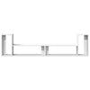 TV-tasot 2 kpl valkoinen 100x30x50 cm lastulevy
