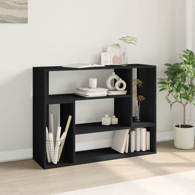 TV-tasot 2 kpl musta 100x30x50 cm tekninen puu