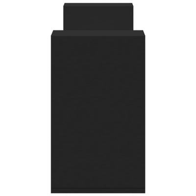TV-tasot 2 kpl musta 100x30x50 cm tekninen puu