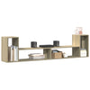 TV-tasot 2 kpl Sonoma-tammi 100x30x50 cm lastulevy