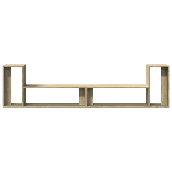 TV-tasot 2 kpl Sonoma-tammi 100x30x50 cm lastulevy