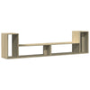 TV-tasot 2 kpl Sonoma-tammi 100x30x50 cm lastulevy