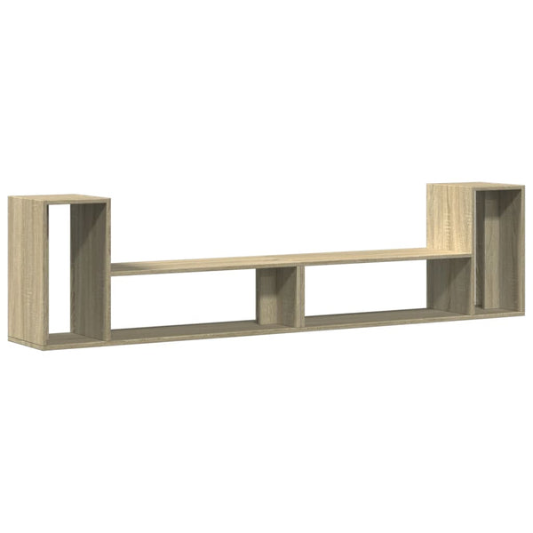 TV-tasot 2 kpl Sonoma-tammi 100x30x50 cm lastulevy