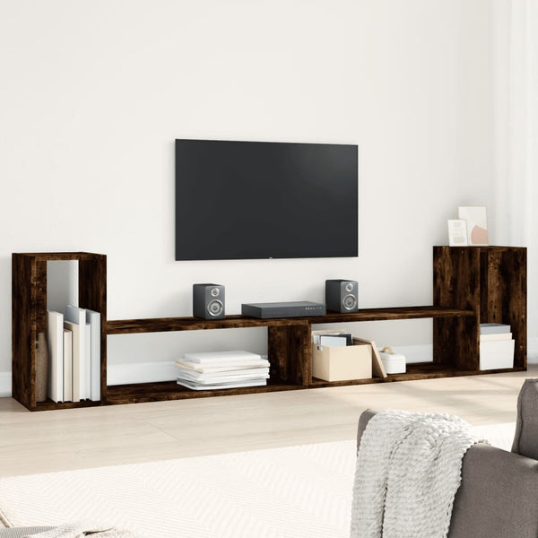 TV-tasot 2 kpl savutammi 100x30x50 cm tekninen puu