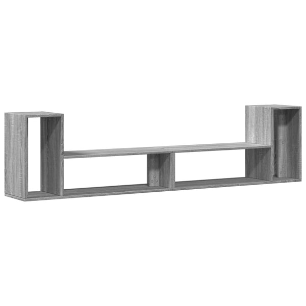 TV-tasot 2 kpl harmaa Sonoma 100x30x50 cm tekninen puu