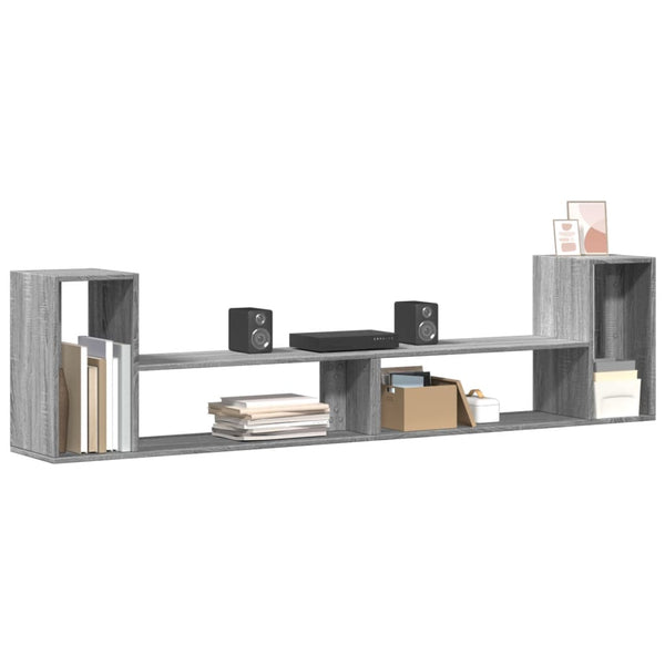 TV-tasot 2 kpl harmaa Sonoma 100x30x50 cm tekninen puu