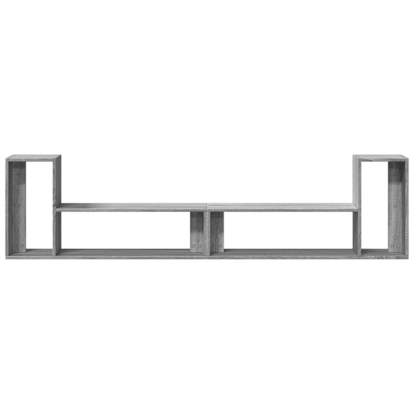 TV-tasot 2 kpl harmaa Sonoma 100x30x50 cm tekninen puu