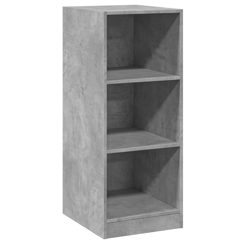 Betoninharmaa vaatekaappi Voisan 48x41x102cm (lastulevy)