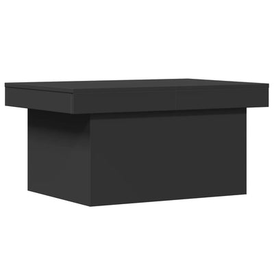 Sohvapöytä musta 80x55x40 cm tekninen puu