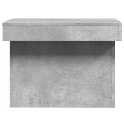 Sohvapöytä betoninharmaa 80x55x40 cm tekninen puu