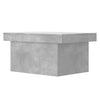 Sohvapöytä betoninharmaa 80x55x40 cm tekninen puu