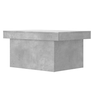 Sohvapöytä betoninharmaa 80x55x40 cm tekninen puu