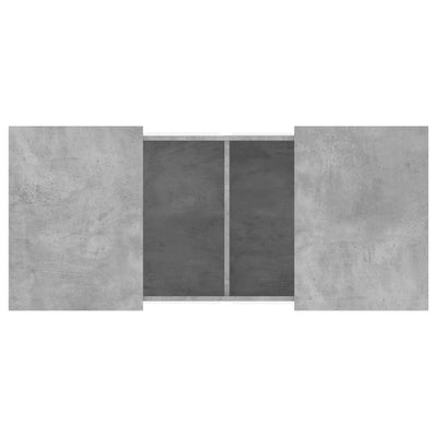 Sohvapöytä betoninharmaa 80x55x40 cm tekninen puu