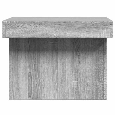 Sohvapöytä harmaa Sonoma 80x55x40 cm tekninen puu