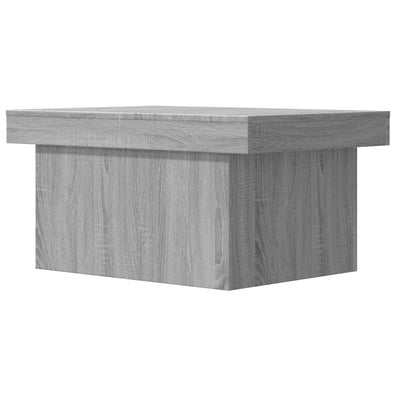 Sohvapöytä harmaa Sonoma 80x55x40 cm tekninen puu