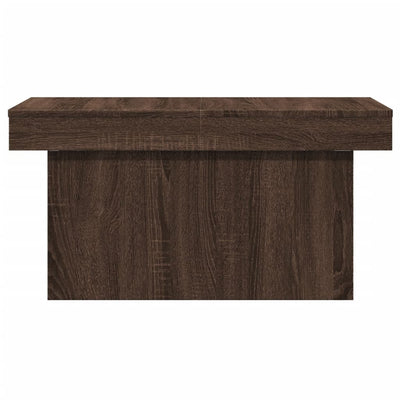 Sohvapöytä ruskea tammi 80x55x40 cm tekninen puu