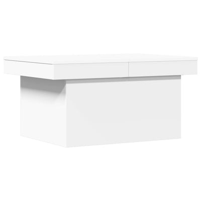 Sohvapöytä valkoinen 100x55x40 cm tekninen puu
