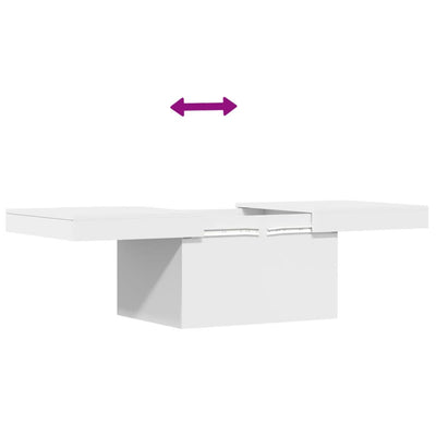 Valkoinen sohvapöytä Brittney 100x55x40cm (puinen)