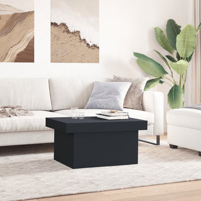 Sohvapöytä musta 100x55x40 cm tekninen puu