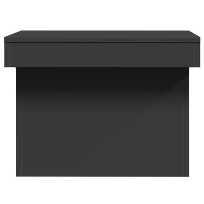 Sohvapöytä musta 100x55x40 cm tekninen puu
