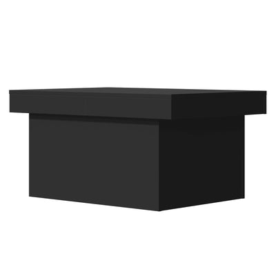 Sohvapöytä musta 100x55x40 cm tekninen puu