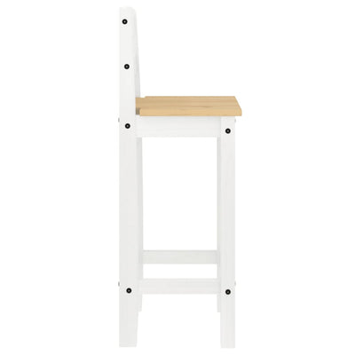 Valkoinen baarituolit Puiu (2 kpl mänty)