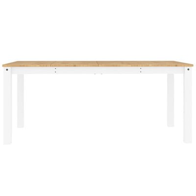 Ruokapöytä Panama valkoinen 180x90x75 cm täysi mänty