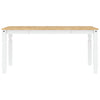 Valkoinen ruokapöytä corona Datiana 160x80x75cm (mänty)