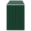 Vihreä wheelie bin säilytys triple bins Torres 216x81x115cm (teräs)