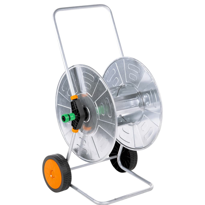 Letkukelakärry 110 m 1/2" tai 80 m 3/4" letkulle teräs