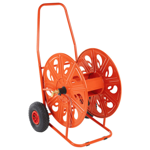 Letkukelakärry 140 m 3/4" letkulle teräs
