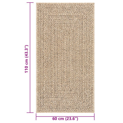 Matto ZIZUR 60x110 cm juuttityyli sisä- ja ulkokäyttöön