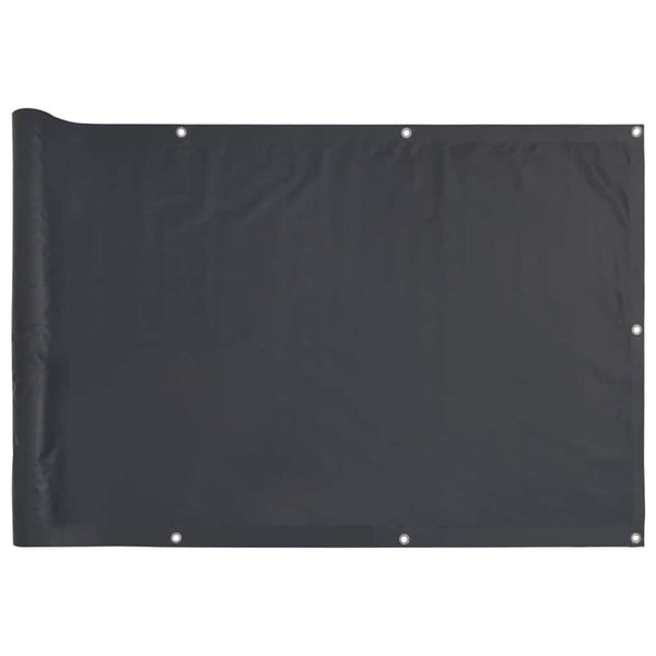 Parvekkeen yksityisyyssuoja antrasiitti 300x90 cm PVC