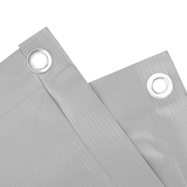 Parvekkeen yksityisyyssuoja harmaa 500x90 cm PVC